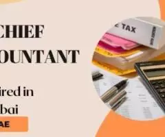 Chief Accountant Required in Dubai