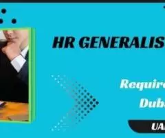 Human Resources Generalist Required in Dubai