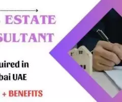 Real Estate Consultant Required in Dubai