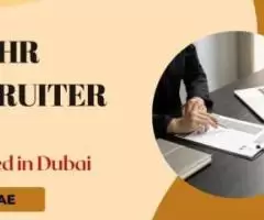 HR Recruiter Required in Dubai