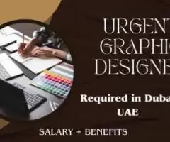 Urgent Graphic Designer Required in Dubai