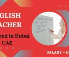 English Teacher Required in Dubai