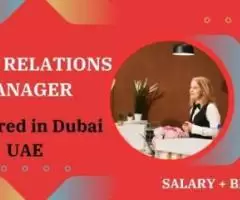 Guest Relations Manager Required in Dubai