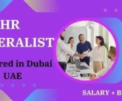 Human Resources Generalist Required in Dubai