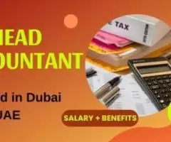 Head Accountant Required in Dubai