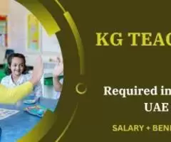 KG Teacher Required in Dubai