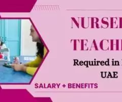 Nursery Teacher Required in Dubai