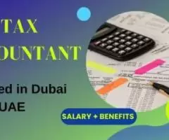 Tax Accountant Required in Dubai