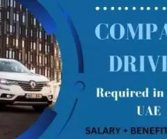 COMPANY DRIVER Required in Dubai