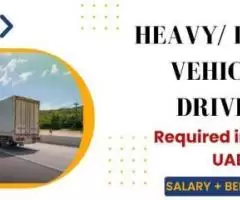 Heavy / Light Vehicle Driver Required in Dubai