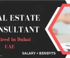 Real Estate Consultant Required in Dubai