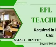 EFL Teacher Required in Dubai