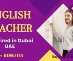 English Teacher Required in Dubai