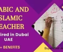 Arabic and Islamic teacher Required in Dubai