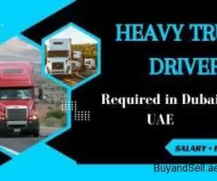 Heavy Truck Driver Required in Dubai