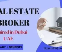 Real Estate Broker Required in Dubai