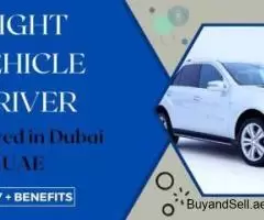 Urgent Light Vehicle Driver Required in Dubai