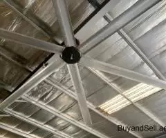 HVLS is High-volume low-speed fan or helicopter fan