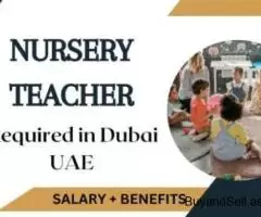 Nursery Teacher Required in Dubai