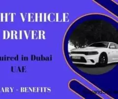 Light Vehicle Driver Required in Dubai