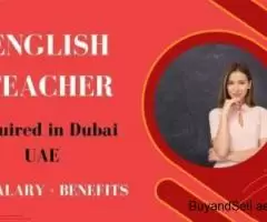 English Teacher Required in Dubai