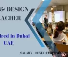 Art & Design Teacher Required in Dubai