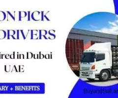 3 ton pick up drivers Required in Dubai