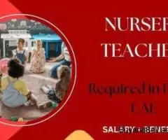 Nursery Teacher Required in Dubai