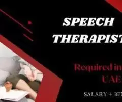 Speech Therapist Required in Dubai