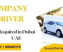 Company Driver Required in Dubai