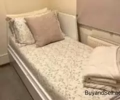 ikea flekke daybed with 2 ikea mattress.