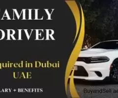 Family Driver Required in Dubai