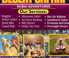 Desert Safari Dubai Adventures | Dubai Desert Safari |+971 55 553 8395