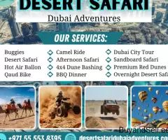 Exploring the Dunes: Desert Safari With Quad Biking / +971 55 553 8395