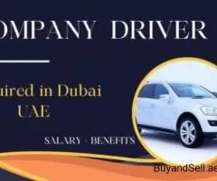 Company Driver Required in Dubai