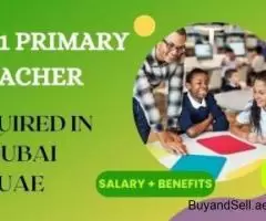 Year 1 Primary Teacher Required in Dubai