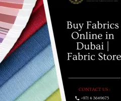 Buy Fabrics Online in Dubai | Fabric Store