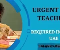 Urgent D&T Teacher Required in Dubai