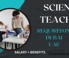 Science Teacher Required in Dubai