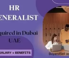 HR Generalist Required in Dubai