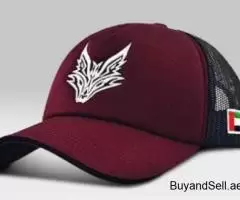 The Fox Logo Cap - Maroon& Black