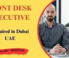 Front Desk Executive Required in Dubai