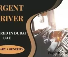 Urgent Driver Required in Dubai