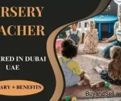 Nursery Teacher Required in Dubai