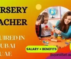 Nursery Teacher Required in Dubai