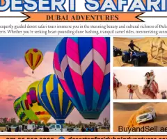 Discover the Magic of an Evening Desert Safari in Dubai / +971 55 553 8395