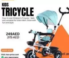 AED 225, Sturdy And Colorful Tricycle For Kids - Great Deal