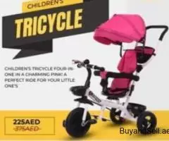 AED 225, High-Quality Kids Tricycle