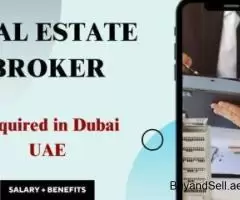 Real Estate Broker Required in Dubai