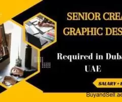 Senior creative graphic designer Required in Dubai